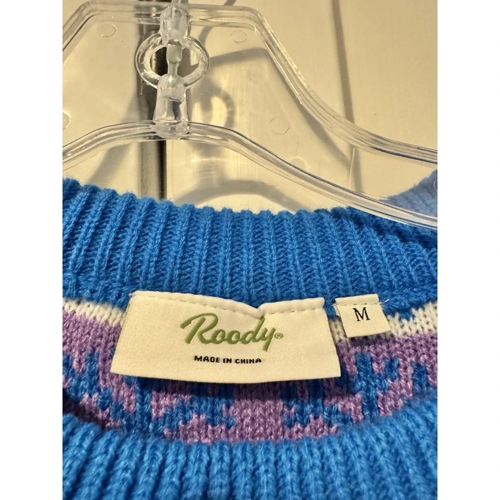 Roody Elmo Mark Rober Merry Giftmas Netflix Promo Sweater Adult M Sesame Street